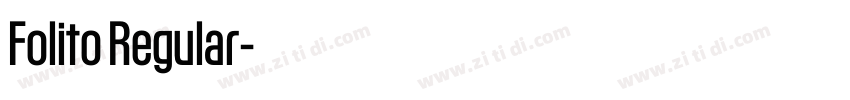 Folito Regular字体转换 Folito Regular字体转换